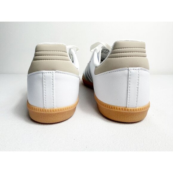 Adidas Unisex Samba OG Shoe in White Metallic Silver - Sz 8.5M / 9.5W - New - Picture 4 of 16